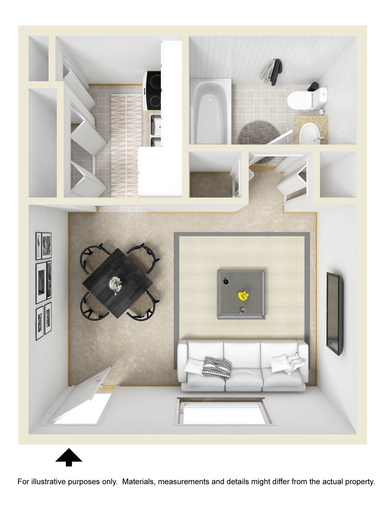Floor plan rendering