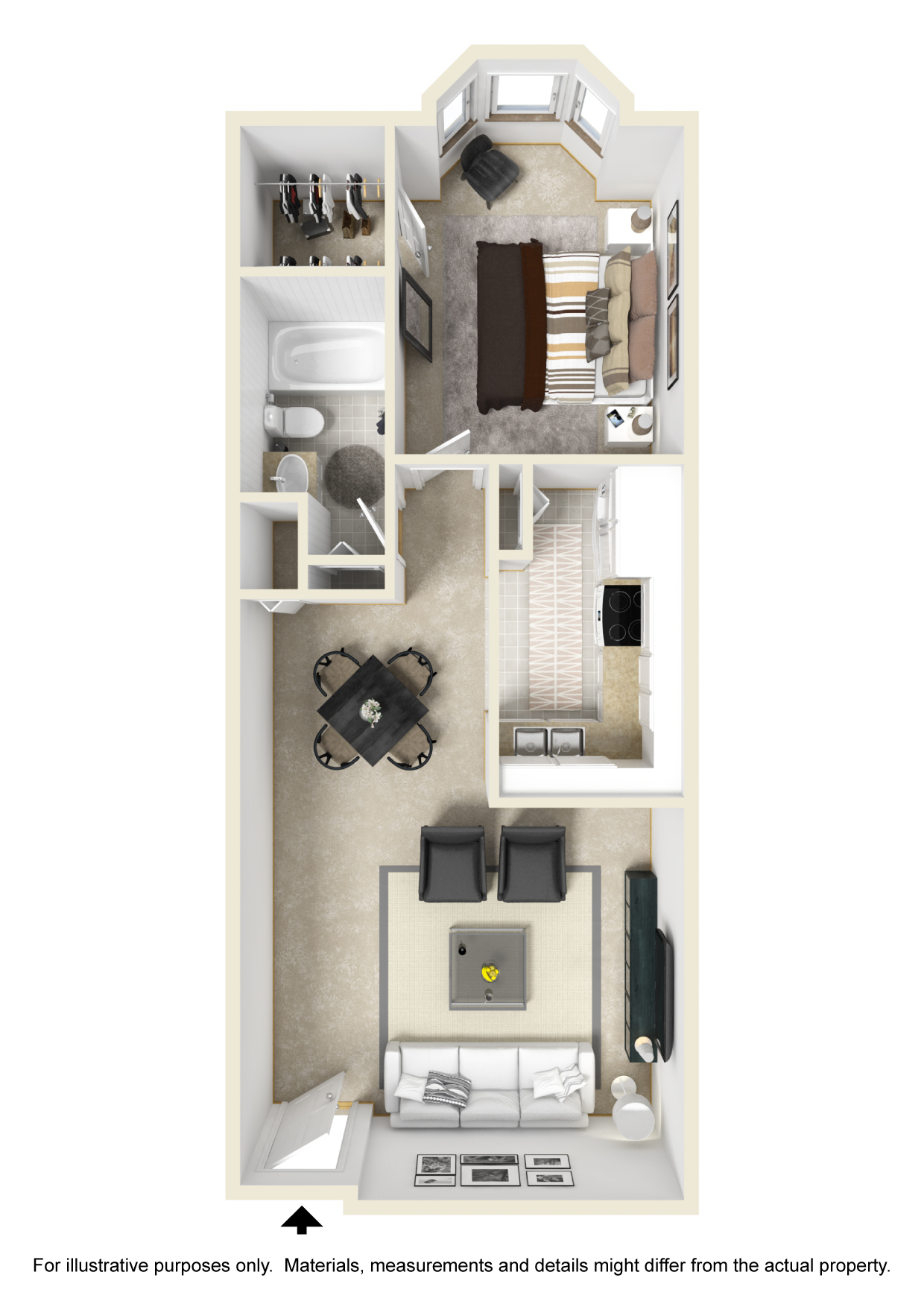 Floor plan rendering
