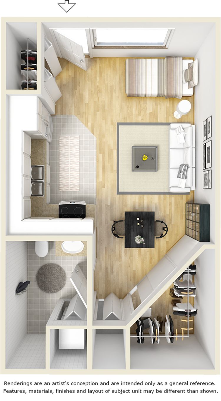 Floor plan rendering