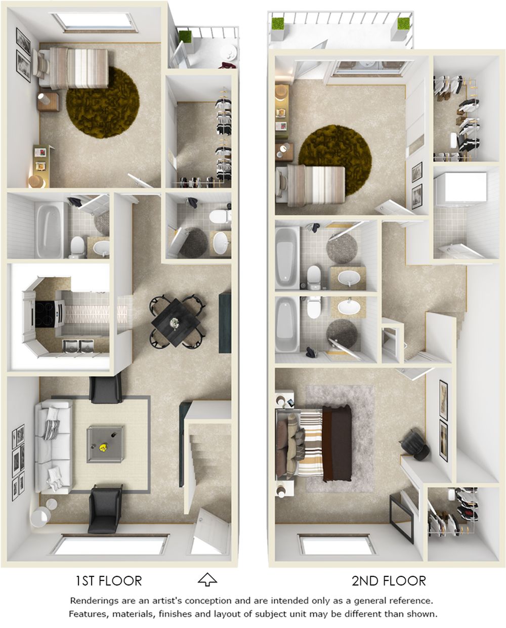 Floor plan rendering