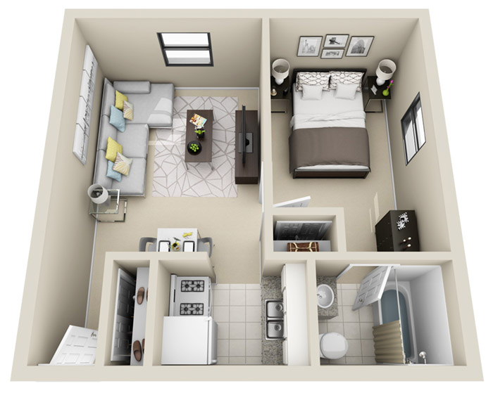 Floor plan rendering