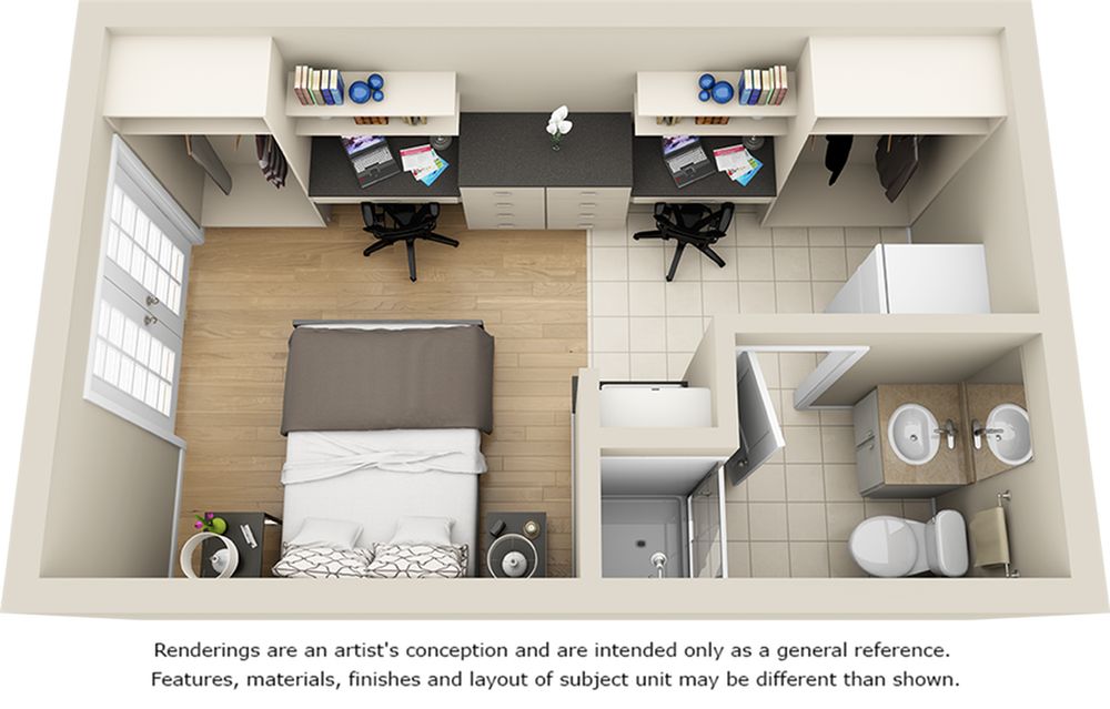 Floor plan rendering