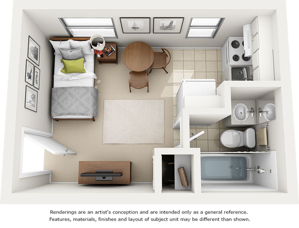 Floor plan rendering